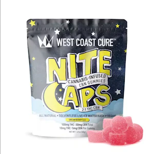 West Coast Cure - [WEST COAST CURE] CBN GUMMY - 100MG - 2:1 THC:CBN - DREAM BERRY'ZZZ (SLEEP)