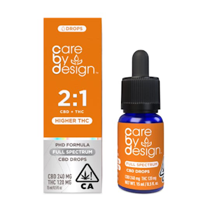 CARE BY DESIGN - [Care By Design] Tincture 15ml - 360mg - 2:1 (CBD:THC) 