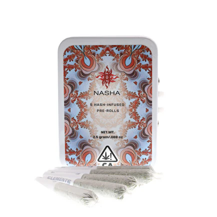 NASHA - [Nasha] Infused Pre-roll 5 Pack - 2.5g - Papaya X Madd Fruit (H) Main Image