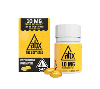 ABSOLUTE EXTRACTS - [ABX] 10MG THC SOFT GELS 10CT (H)