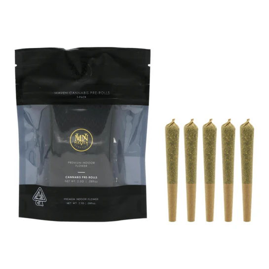 Marijuana Maven - [Maven] Pre-rolls 5 Pack - 2.5g - Umami Butter (I) Main Image