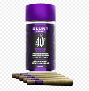 STIIIZY - [STIIIZY] Infused Mini Blunts 5 Pack - 2.5g - Purple Punch (I)
