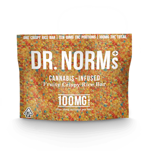 DR. NORM'S - Dr. Norm's - Fruity Pebbles Crispy Rice Bar 100mg
