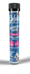 Gelato - [GELATO] INFUSED PREROLL - 1.2G - BLUEBERRY MUFFIN (H)