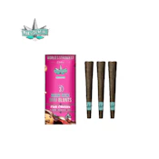 3-pack Pink Cookies Pee Wee Moon Rock Mini Blunt - Presidential