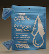 BLUEBERRY LEMON SORBET 4X50 MG HASH ROSIN GUMMIES