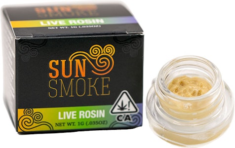 SUNSMOKE - Mint Pied Eyed Live Rosin 