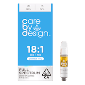 [CARE BY DESIGN] CBD:THC CARTRIDGE - 1G - 18:1