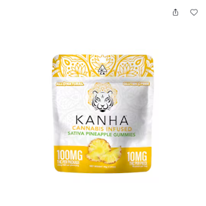 KANHA - [KANHA] THC GUMMY - 100MG - CLASSIC - PINEAPPLE (S)