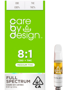 CARE BY DESIGN - [CARE BY DESIGN] CBD:THC CARTRIDGE - 1G - 8:1