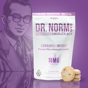 DR. NORM’S - [DR. NORM'S] EDIBLE - 100MG - PECAN SHORTBREAD COOKIES (H)