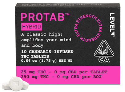 LEVEL - [LEVEL] TABLET - 250 MG - 10PK -  PROTAB (HYBRID)