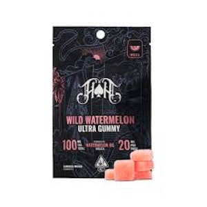 HEAVY HITTERS - [Heavy Hitters] THC Gummies - 100Mg - Wild Watermelon (I)