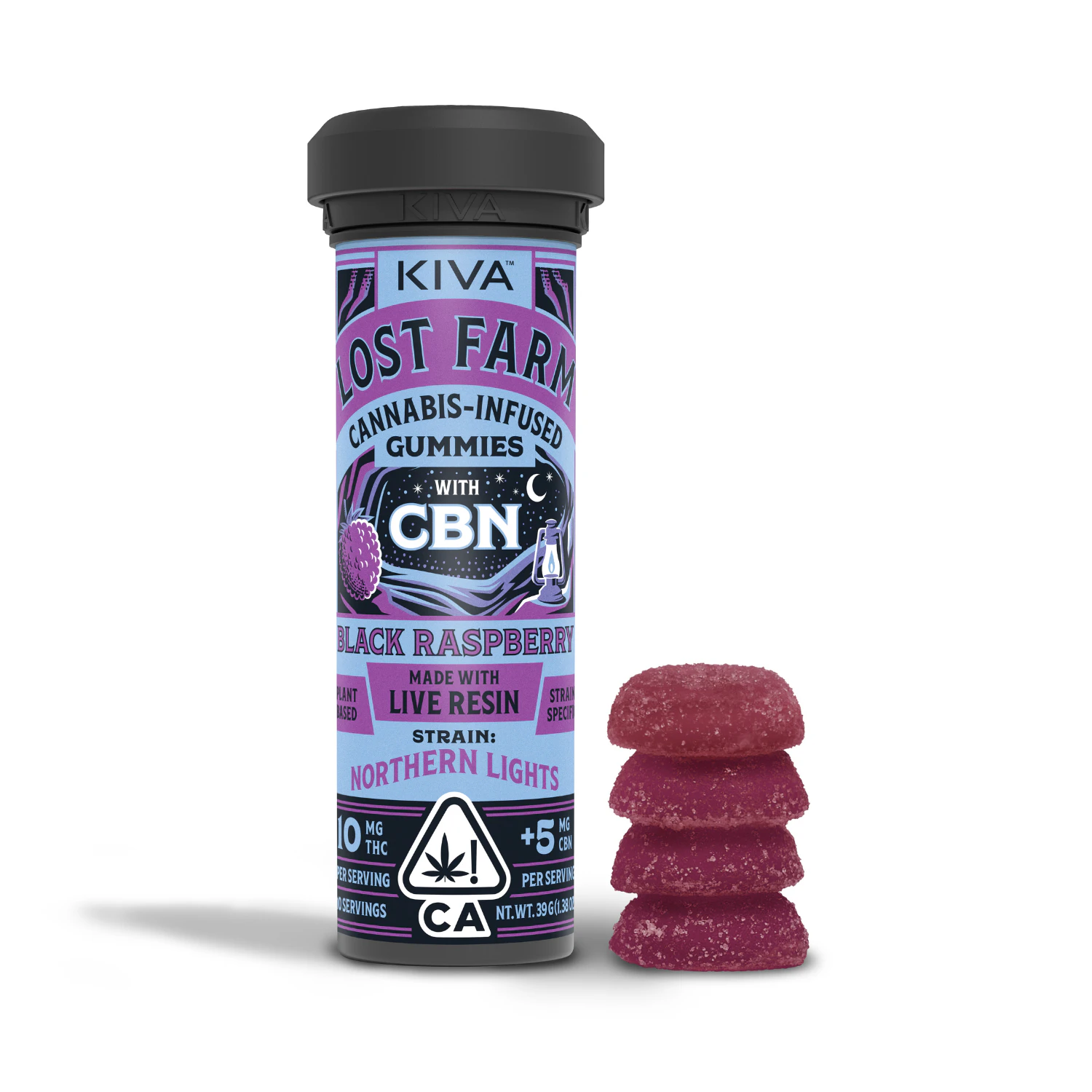 Lost Farm - Black Raspberry 10:5 | 100mg CBN Live Resin Gummies | Lost Farm Main Image