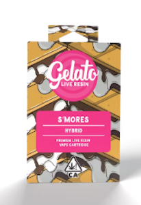 Gelato - [GELATO] LIVE RESIN CARTRIDGE - 1G - S'MORES  (H)