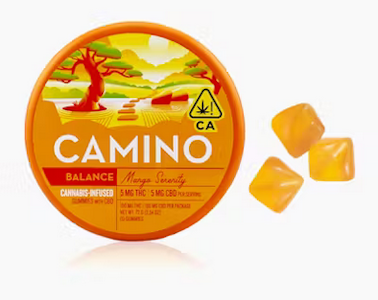 CAMINO - [CAMINO] CBD GUMMY - 100MG - MANGO SERENITY 1:1 (H)