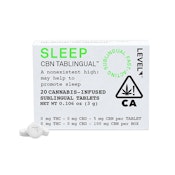 Level | Sleep CBN | Tablingual