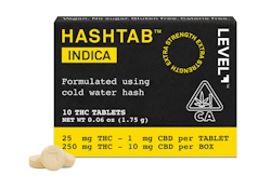 [LEVEL] HASHTAB 10 PACK - 250MG - INDICA