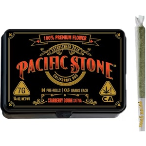 PACIFIC STONE - [PACIFIC STONE] Preroll 14 Pack - 7g - Starberry Cough (S)