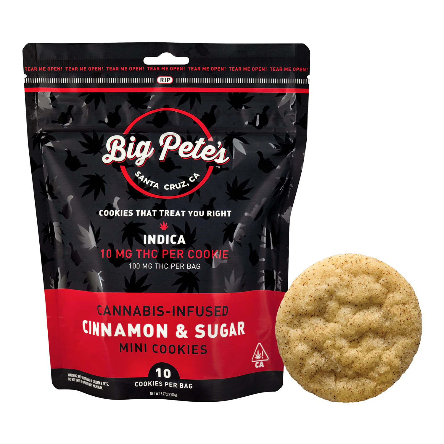 Big Pete's Treats - [Big Pete's] Cookies - 100mg - Cinnamon & Sugar (I) Main Image