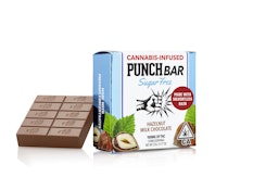[PUNCH] THC CHOCOLATE - 100MG - SUGAR FREE HAZELNUT MILK CHOCOLATE