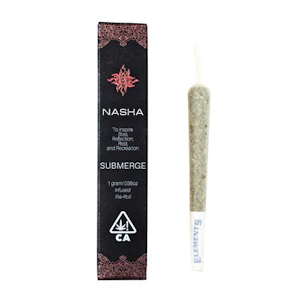 NASHA - [NASHA] INFUSED PREROLL - 1G - SUBMERGE - STRAWNANA X STRAWNANA (I)
