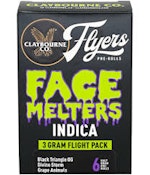 [CLAYBOURNE] FLYERS 6PK PREROLLS - 3G - FACE MELTERS (I)