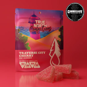 TRUE NORTH COLLECTIVE - TRAVERSE CITY CHERRY 4X50MG VEGAN GUMMIES ADULT-USE