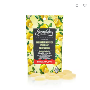 SMOKIEZ - [SMOKIEZ]  SWEET FRUIT CHEWS -  100MG - LEMONADE  (S)