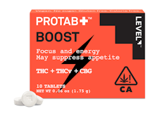 [LEVEL] PROTAB 10 PACK - THC:THCV:CBG - BOOST