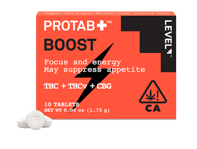 LEVEL - [LEVEL] PROTAB 10 PACK - THC:THCV:CBG - BOOST