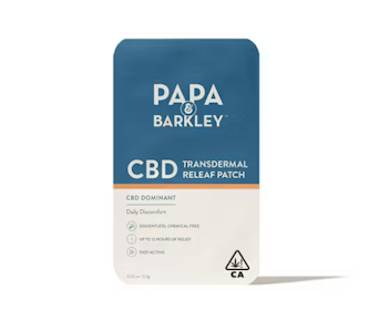 PAPA & BARKLEY - [PAPA & BARKLEY] CBD PATCH - 30MG
