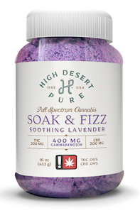 HIGH DESERT PURE - HDP Soak and Fizz - White Lavendar
