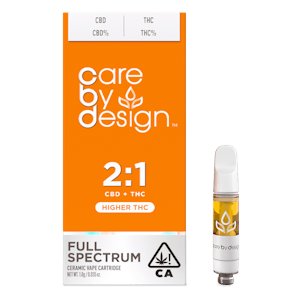 CARE BY DESIGN - [CARE BY DESIGN] CBD:THC CARTRIDGE - 1G - 2:1