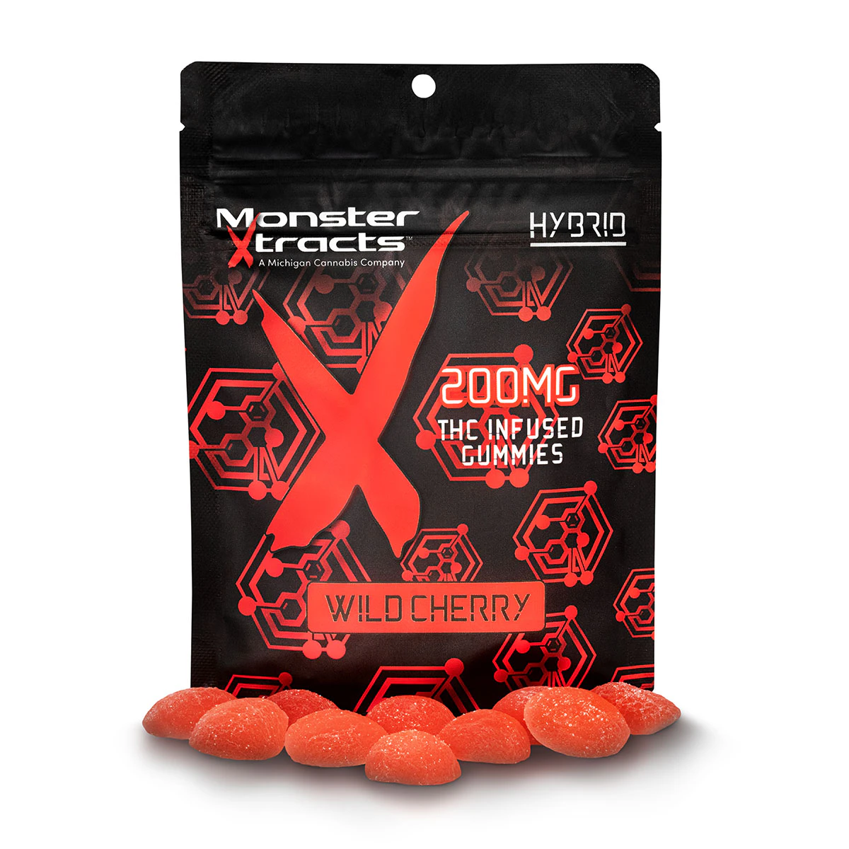 Monster Xtracts - WILD CHERRY 200MG ADULT-USE Main Image