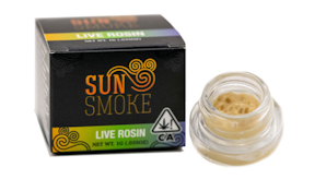 SUN SMOKE: Papaya Burst 1g Live Rosin (H)