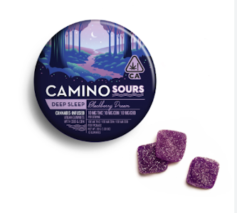 CAMINO - [Camino] Gummies - 300mg - Sour Blackberry 'Dream' 1:1:1 (CBN:CBD:THC)