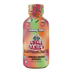 UNCLE ARNIES - [Uncle Arnies] Beverage 12oz - 100mg - Sweet Peach Tea (H)