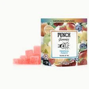Punch - [Punch] Gummies - 100mg - Tropical Punch (H)