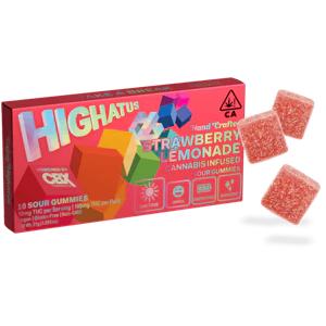 HIGHATUS - [HIGHATUS] THC GUMMY - 100MG - STRAWBERRY LEMONADE (S)