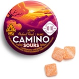 CAMINO SOURS: ORCHARD PEACH GUMMIES 100MG 10PK