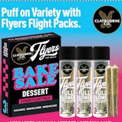 [CLAYBOURNE CO.] FLYERS FLIGHT PREROLL 6 PACK - 3G - BAKE SALE PACK