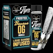 [CLAYBOURNE] FROSTED FLYERS 5 PACK PREROLLS - 2.5G - BANANA OG (I)