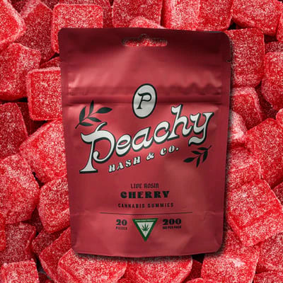 Peachy Hash & Co - CHERRY LIVE ROSIN GUMMIES ADULT-USE Main Image