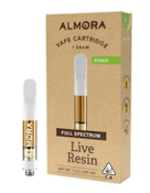 [ALMORA] LIVE RESIN CARTRIDGE - 1G - CARBON FIBER (H)