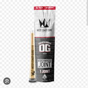 [WEST COAST CURE] PREROLL - 1G - UNOBTAINIUM OG (I)