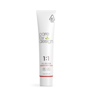 CARE BY DESIGN - [Care By Design] Full Spectrum Cream 1oz - 300mg - Pain Cream 1:1 (CBD:THC) 