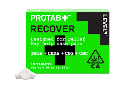 LEVEL - [LEVEL] PROTAB 10 PACK - THCA:CBDA:CBG:CBC - RECOVER