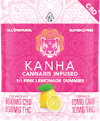 [KANHA] CBD GUMMIES - 1:1 - PINK LEMONADE