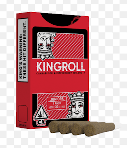 KINGROLL - [KINGROLL] INFUSED PREROLL 4 PACK - 3G - JACK HERER X DURBAN POISON (S)